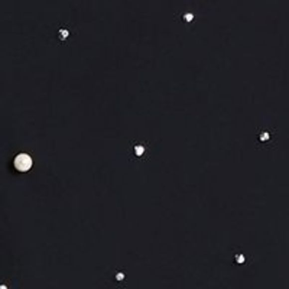 MSK Womens Black Beaded Overlay Sleeveless Evening Top Plus 3X - Picture 4 of 4